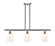 Ballston Three Light Island Pendant in Brushed Satin Nickel (405|5163ISNG5595GWH)