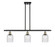 Ballston Three Light Island Pendant in Black Antique Brass (405|5163IBABG5595SDY)