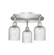 Ballston Three Light Semi-Flush Mount in Satin Nickel (405|5163CSNG5595SDY)
