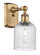 Ballston One Light Wall Sconce in Brushed Brass (405|5161WBBG5595SDY) Ballston One Light Wall Sconce in Brushed Brass (405|5161WBBG5595SDY)