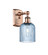Ballston One Light Wall Sconce in Antique Copper (405|5161WACG5595BL) Ballston One Light Wall Sconce in Antique Copper (405|5161WACG5595BL)