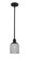 Ballston One Light Mini Pendant in Matte Black (405|5161SBKG5595SM)