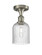 Ballston One Light Semi-Flush Mount in Brushed Satin Nickel (405|5161CSNG5595SDY)