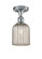 Ballston One Light Semi-Flush Mount in Polished Chrome (405|5161CPCG5595ME)