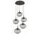 Downtown Urban Three Light Island Pendant in Brushed Satin Nickel (405|3233ISNG3235CL)