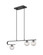 Barrington Three Light Island Pendant in Matte Black (405|3203IBKG3205CLBK)