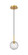 Downtown Urban One Light Mini Pendant in Brushed Brass (405|3201PBBG3206CLBB)