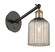 Ballston One Light Wall Sconce in Black Antique Brass (405|3171WBABG5595ME)
