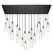 Downtown Urban 21 Light Pendant in Matte Black (405|172BKB21PBKG43412DE)