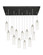 Downtown Urban 13 Light Pendant in Brushed Satin Nickel (405|154BKB13PSNG43412CL)