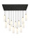 Downtown Urban 13 Light Pendant in Brushed Brass (405|154BKB13PBBG43412WH)