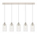 Downtown Urban Five Light Linear Pendant in Polished Nickel (405|125B5PPNG4347CL)