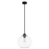 Xidane One Light Pendant in Matte Black (47|19512)
