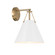Xavier One Light Wall Sconce in Vibrant Gold (60|XAVB8311VGWH)