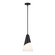 Tori One Light Pendant in Matte Black (60|TOR901MK)