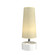 Clean One Light Table Lamp in Organic White (486|710147)