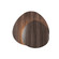 Leaf Two Light Wall Lamp in American Walnut (486|420418)
