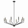 Armand Ten Light Chandelier in Black (12|52348BK)