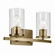 Crosby Two Light Bath in Natural Brass (12|45496NBRCLR)