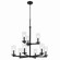 Crosby Nine Light Chandelier in Black (12|44014BK)