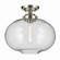 Avery One Light Semi Flush Mount in Brushed Nickel (12|43913NI)
