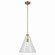 Everly One Light Pendant in Natural Brass (12|42200NBR)