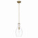 Everly One Light Pendant in Natural Brass (12|42047NBRCS)