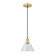 Orwell One Light Mini Pendant in Brushed Champagne Brass (62|3306SBCBDB)