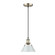 Orwell One Light Mini Pendant in Aged Brass (62|3306SABDB)