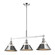 Orwell Three Light Linear Pendant in Chrome (62|3306LPCHCH)