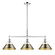 Orwell Three Light Linear Pendant in Chrome (62|3306LPCHAB)