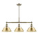 Orwell Three Light Linear Pendant in Aged Brass (62|3306LPABBCB)