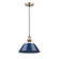 Orwell One Light Pendant in Aged Brass (62|3306LABNVY)