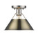 Orwell One Light Flush Mount in Pewter (62|3306FMPWAB)
