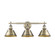 Orwell Three Light Bath Vanity in Aged Brass (62|3306BA3ABAB)