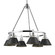 Orwell Six Light Chandelier in Chrome (62|33066CHBLK)
