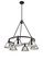 Orwell Six Light Chandelier in Matte Black (62|33066BLKCH)