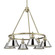 Orwell Six Light Chandelier in Aged Brass (62|33066ABCH)