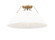 Orwell Three Light Flush Mount in Brushed Champagne Brass (62|33063FMBCBOP)