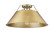 Orwell Three Light Flush Mount in Aged Brass (62|33063FMABBCB)