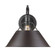 Orwell One Light Wall Sconce in Matte Black (62|33061WBLKRBZ)