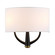 Patchwork Two Light Wall Sconce in Black/Satin Brass (137|503W02BLSB)