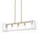Camden Five Light Linear Pendant in Brushed Champagne Brass (62|6085LPBCBWR)