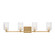 Lando Four Light Wall / Bath in Satin Brass (1|GLV1044ENSB)