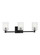 Lando Three Light Wall / Bath in Midnight Black (1|GLV1043MBK)