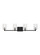 Parker Four Light Wall / Bath in Midnight Black (1|GLV1034MBK)