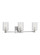 Parker Three Light Wall / Bath in Brushed Steel (1|GLV1033BS)