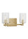 Parker Two Light Wall / Bath in Satin Brass (1|GLV1032SB)