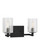 Parker Two Light Wall / Bath in Midnight Black (1|GLV1032MBK)