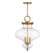 Bergdorf Three Light Pendant in Warm Brass (51|758013322)